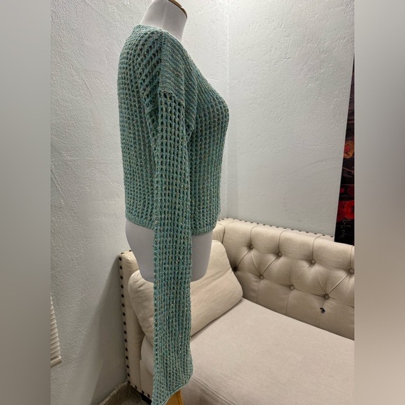 ACNE STUDIOS V-NECK CROCHET JUMPER L - Picture 2 of 10